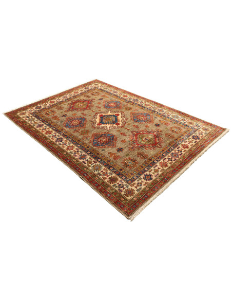 Kazak Fine 145x203 Cm Kazak Fine, Pakistan, Hand-carded