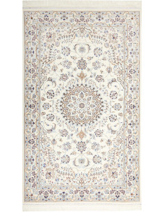 Tappeto Nain 9La Persia bianco beige 126x210