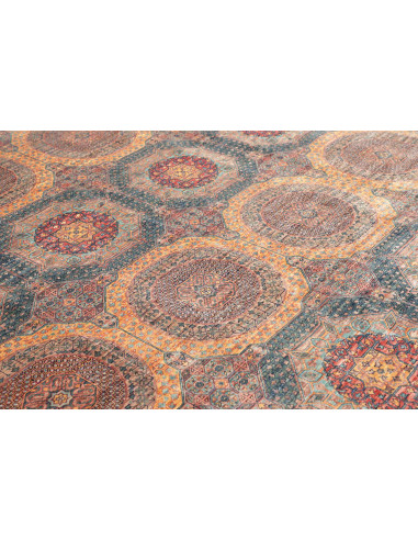 Rug Mamlouk Pakistan 244x306 Terracotta Teal