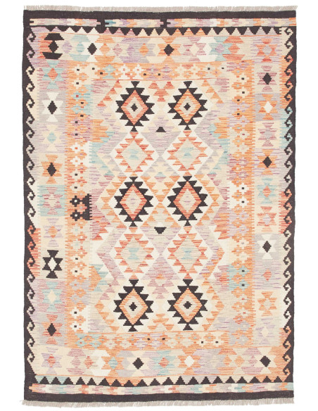 Rug Killim 122x174 Pastel Multicolor orange Li