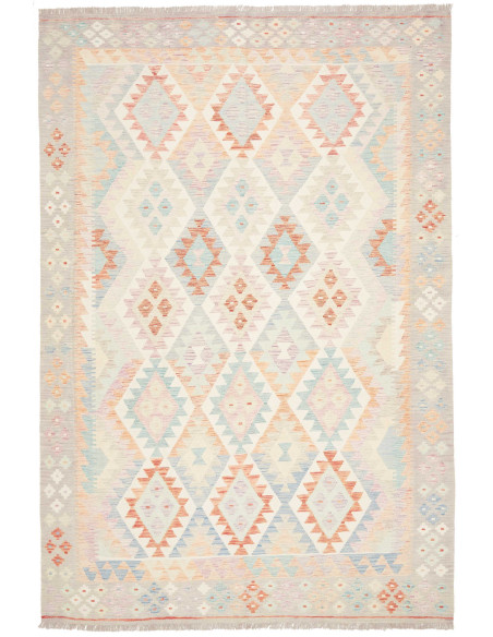 Rug Killim 199x291 Cream Coral