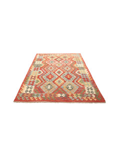 Tappeto Kilim Afghanistan marrone rosso 152x202 2