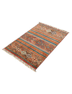 Tappeto Samarkand Pakistan Terracotta Blu 2
