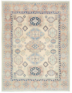 Tappeto Kazak Co Afgahnistan 152x200 Crema Blu