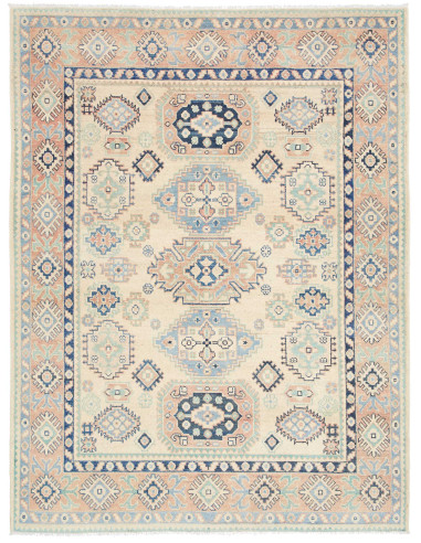 Rug Kazak Co 152x200 Cream Powder Blue