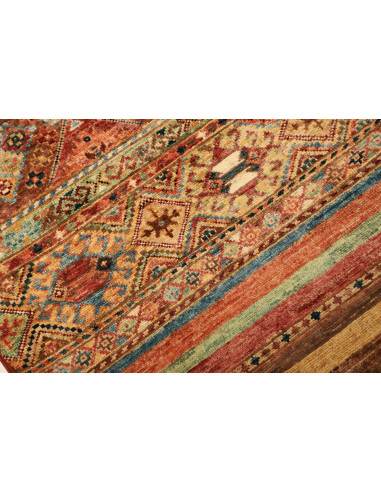 Rug Samarkand Pakistan 80x294 Terracotta Rust