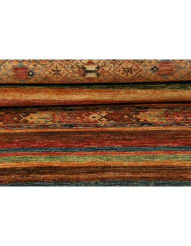 Rug Samarkand Pakistan 80x294 Terracotta Rust