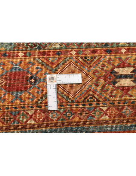 Rug Samarkand Pakistan 80x294 Terracotta Rust