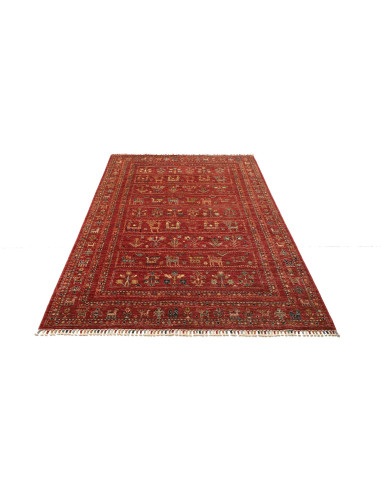 Rubin 142x216 Cm Rubin, Pakistan, Lana Cardata A Mano