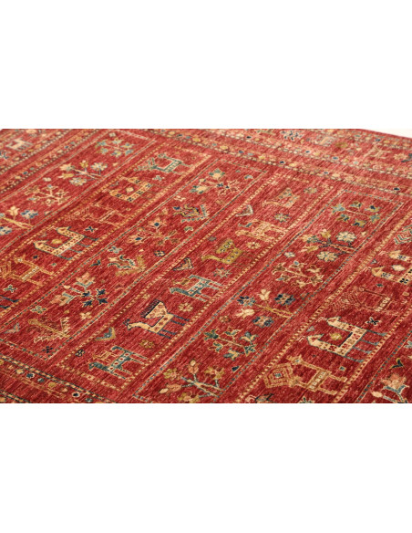 Rubin 142x216 Cm Rubin, Pakistan, Lana Cardata A Mano