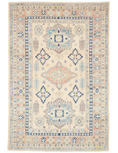 Rug Kazak Co 169x255 Cream Blue