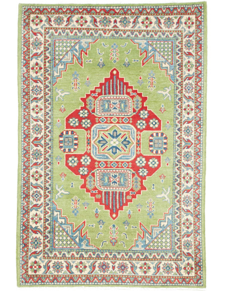 Rug Kazak Afghanistan sky blue 96x147