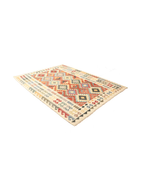Tappeto Kilim Afghanistan 183x238 Crema Terraco