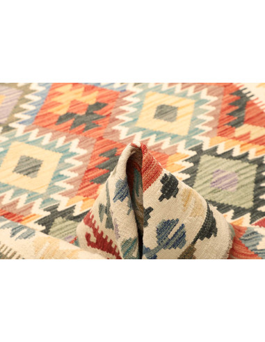 Rug Kilim Afghanistan 183x238 Cream Terracotta