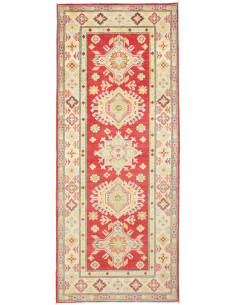 Rug Kazak Pakistan yellow brown 82x203