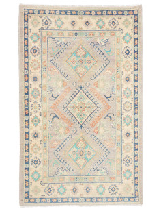 Rug Kazak Co 98x161 Lavender Grey Blue And Crea