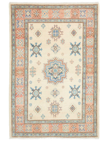 Rug Kazak Co 105x160 Cream Blue
