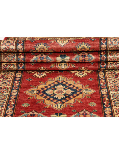 Tappeto Kazak Fine Pakistan 83x306 Rosso Terrac