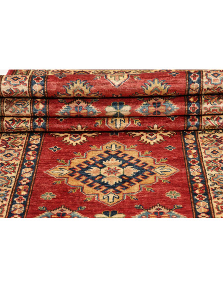 Tappeto Kazak Fine Pakistan 83x306 Rosso Terrac