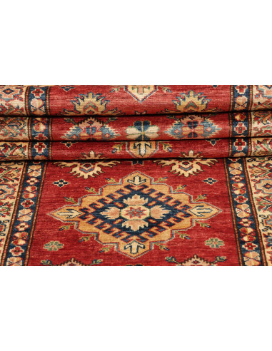 Tappeto Kazak Fine Pakistan 83x306 Rosso Terrac