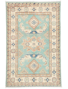 Tappeto Kazak Co Afgahnistan 82x126 Acquamarina