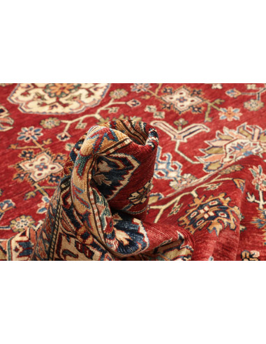 Rug Kazak Fine Pakistan 242x318 Brick Red