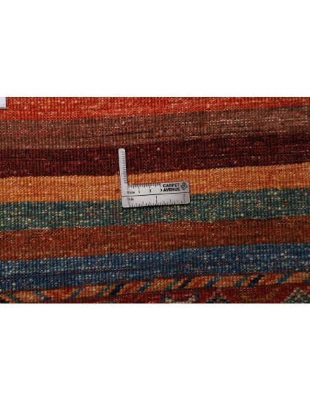 Rug Samarkand Pakistan 82x123 Red Blue