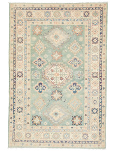 Rug Kazak Co 122x179 Pastel Teal Cream
