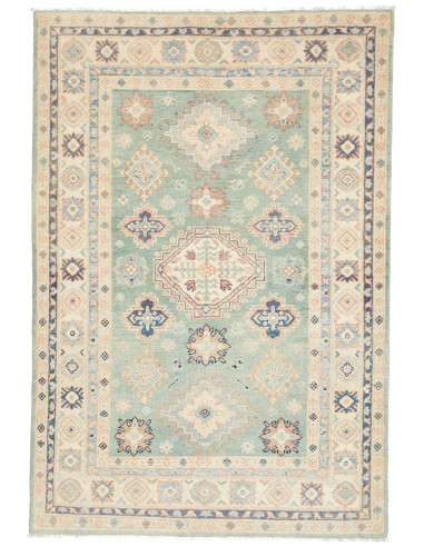 Rug Kazak Co 122x179 Pastel Teal Cream