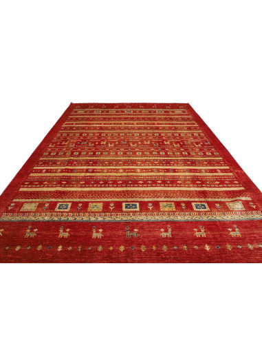 Tappeto Siva Pakistan 275x370 Rosso Crema