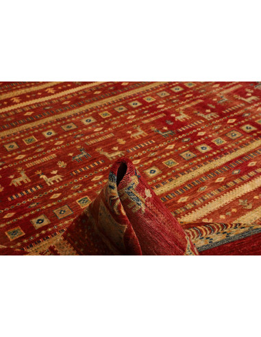 Tappeto Siva Pakistan 275x370 Rosso Crema