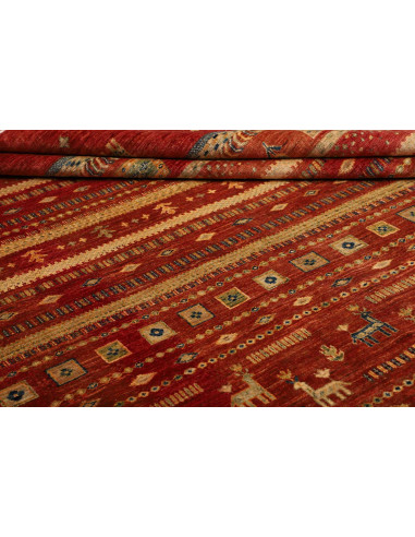 Tappeto Siva Pakistan 275x370 Rosso Crema