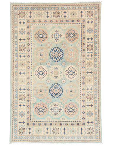 Rug Kazak Co 100x151 Aqua Green Beige