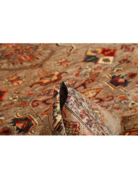 Tappeto Kazak Fine Pakistan 175x240 Beige Rosso