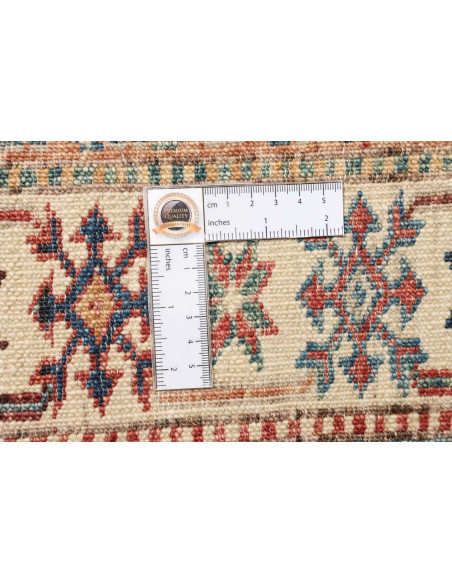 Tappeto Kazak Fine Pakistan 82x235 Marrone Terr