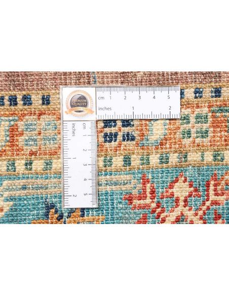 Tappeto Kazak Fine Pakistan 82x298 Marrone Terr