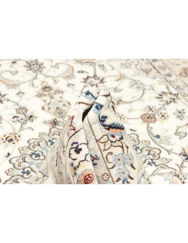 Tappeto Nain 9la Persia 160x270 Crema Blu