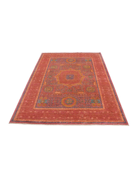 Rug Mamlouk Pakistan 170x233 Terracotta Red Sap