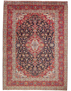 Rug Kashan Persia brown maroon 260x360