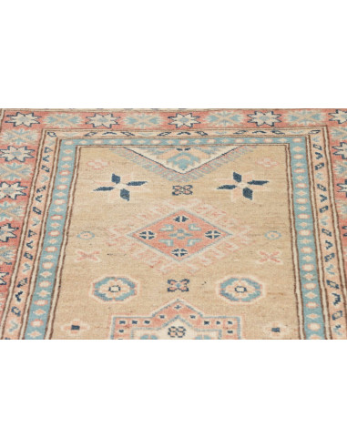 Tappeto Kazak Afghanistan 85x294 Beige