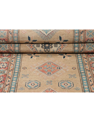 Tappeto Kazak Afghanistan 85x294 Beige