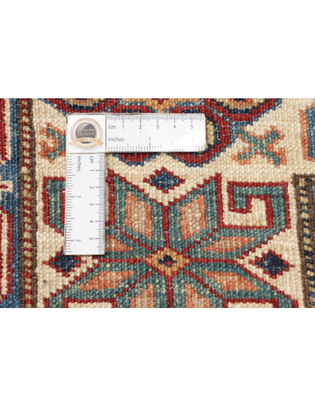 Rug Kazak Fine Pakistan 281x371 Navy Blue Beige