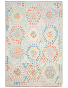 Tappeto Killim Afgahnistan 205x295 Azzurro Tenu