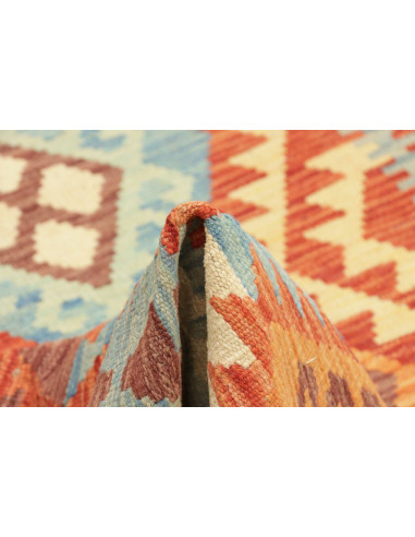 Rug Kilim Afghanistan 151x205 Turquoise Orange