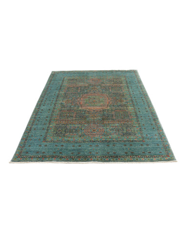 Rug Mamlouk Pakistan 156x200 Turquoise Aqua