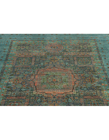 Rug Mamlouk Pakistan 156x200 Turquoise Aqua
