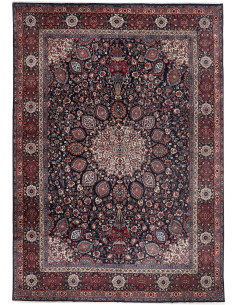 Mashad 346x503 Cm Mashad, Persia, Lana Cardata A Mano