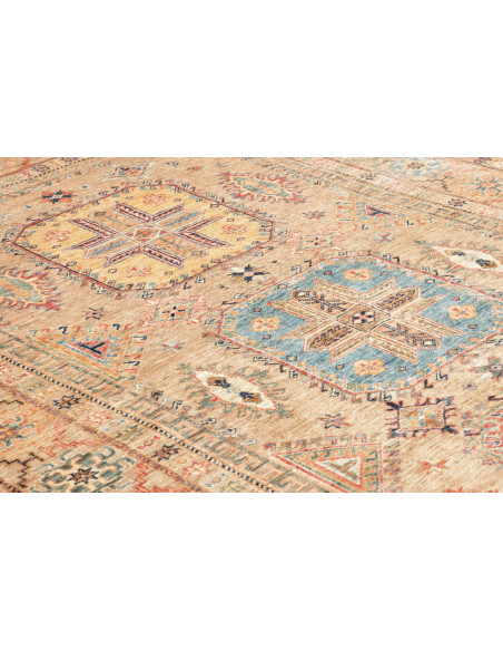 Tappeto Kazak Fine Pakistan 170x243 Beige Ocra
