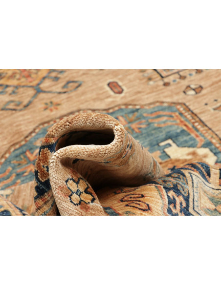 Tappeto Kazak Fine Pakistan 168x238 Beige Blu