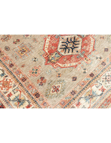 Rug Kazak Fine Pakistan 162x235 Beige Taupe